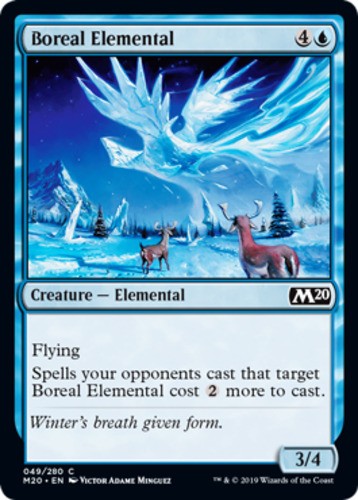 Boreal Elemental - Core Set 2020 (M20) - English - NM - MTG