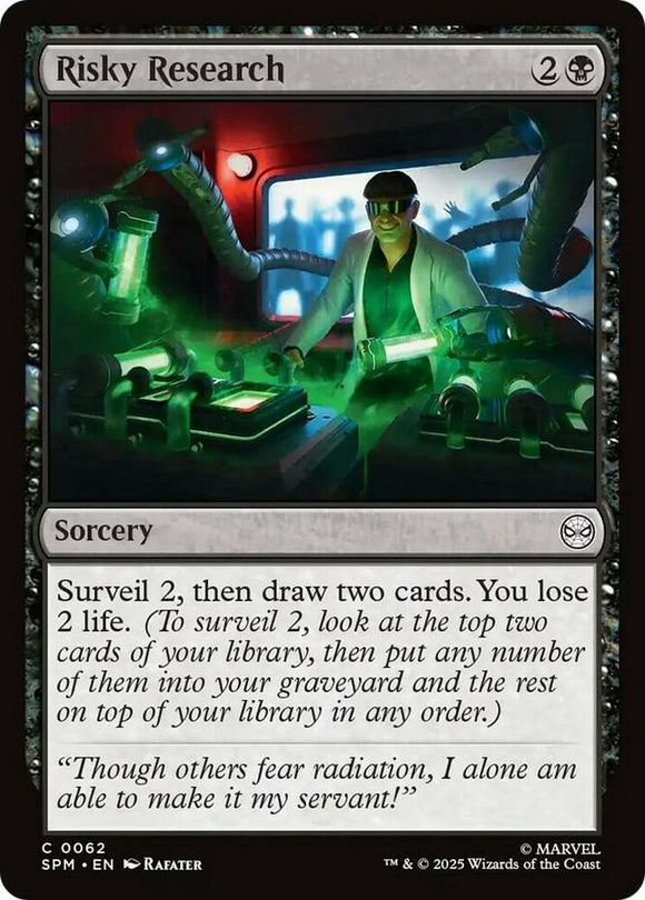 Risky Research - Marvel's Spider-Man - English - NM - MTG