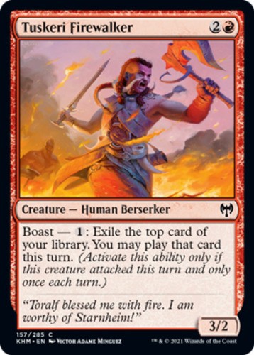 Tuskeri Firewalker - Kaldheim - English - NM - MTG