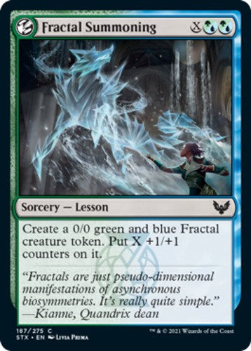 Fractal Summoning - Strixhaven: School of Mages - English - NM - MTG