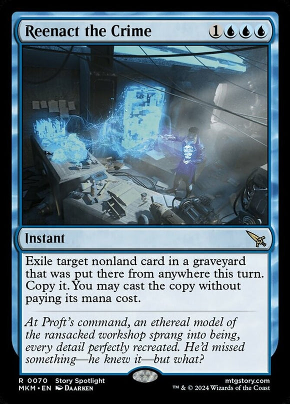 Reenact the Crime - Murders at Karlov Manor - English - NM - MTG