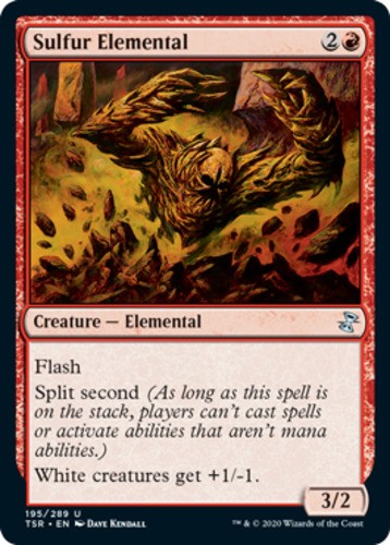 Sulfur Elemental - Time Spiral Remastered - English - NM - MTG