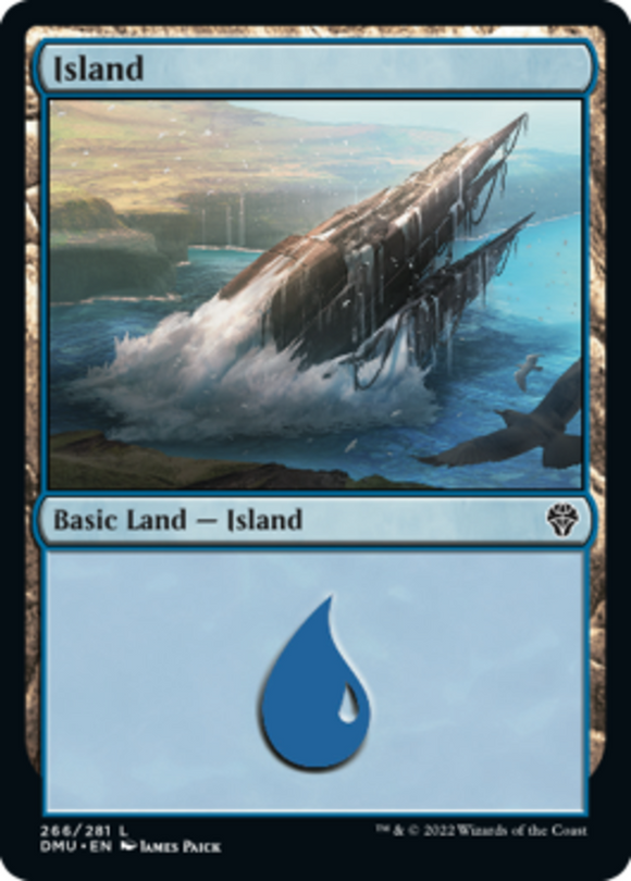 Island (266) - Dominaria United - English - NM - MTG