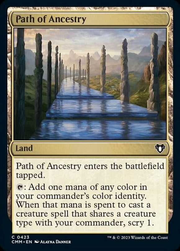 Path of Ancestry - Commander Masters - English - NM - MTG