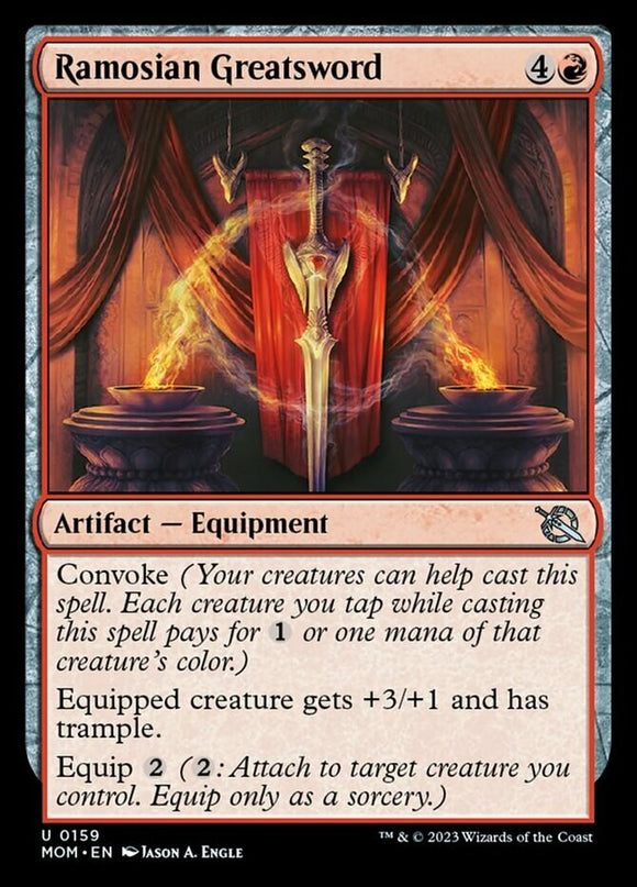 Ramosian Greatsword - March of the Machines - English - NM - MTG