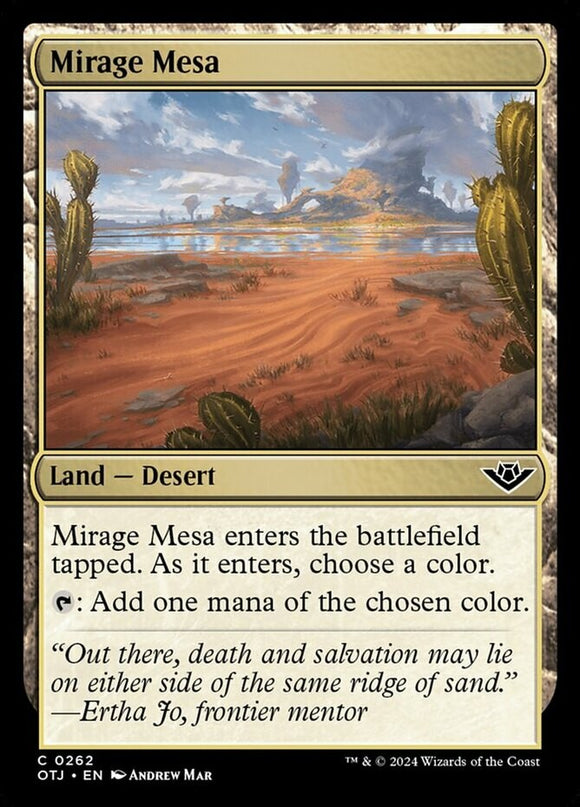 Mirage Mesa - Outlaws of Thunder Junction - English - NM - MTG