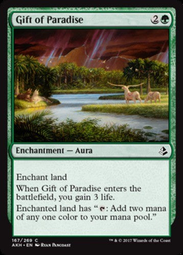 Gift of Paradise - Amonkhet - English - NM - MTG