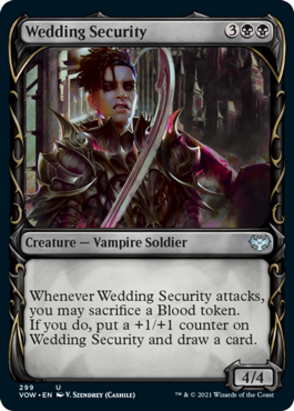 Wedding Security - Showcase - Innistrad: Crimson Vow - English - NM - MTG