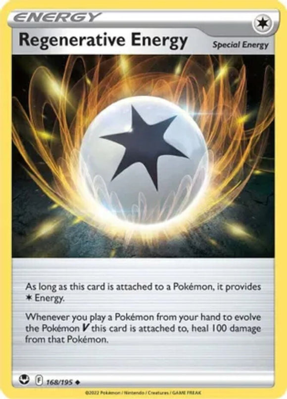 Regenerative Energy - 168/195 - Uncommon - Sword & Shield - Silver Tempest NM - 