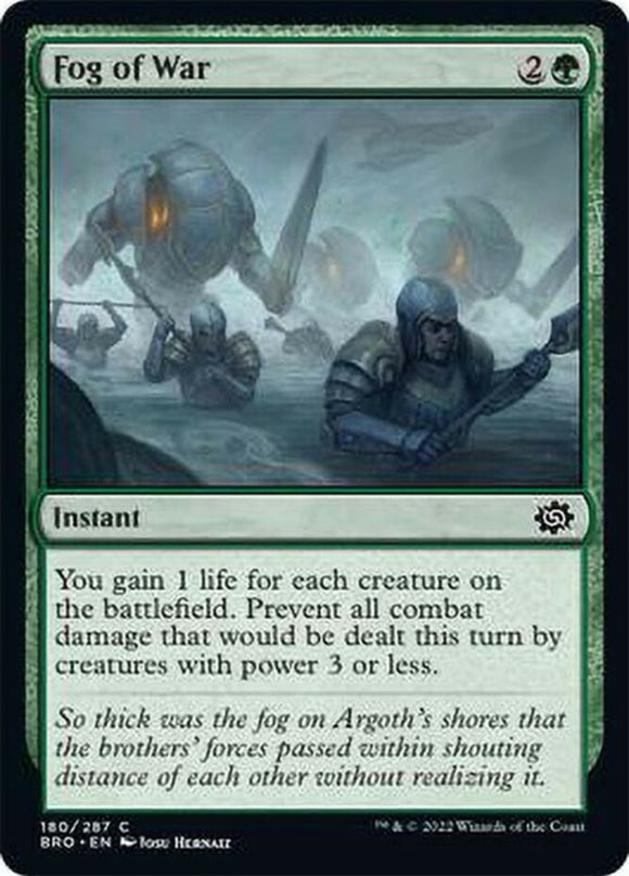 Fog of War - The Brothers' War - English - NM - MTG