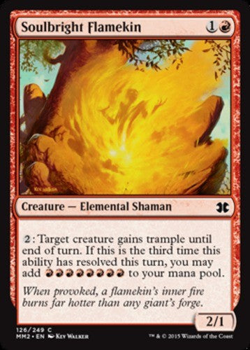 Soulbright Flamekin - Modern Masters 2015 - English - NM - MTG