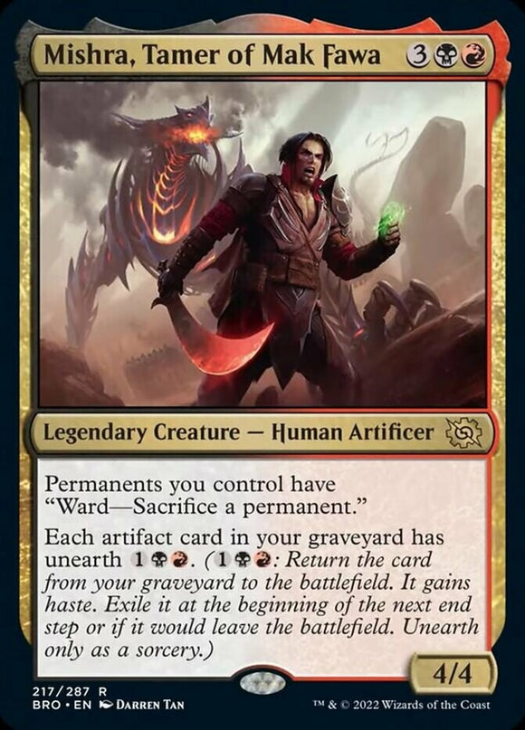 Mishra, Tamer of Mak Fawa - The Brothers' War - English - NM - MTG