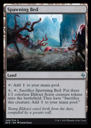 Spawning Bed - Battle for Zendikar - English - NM - MTG