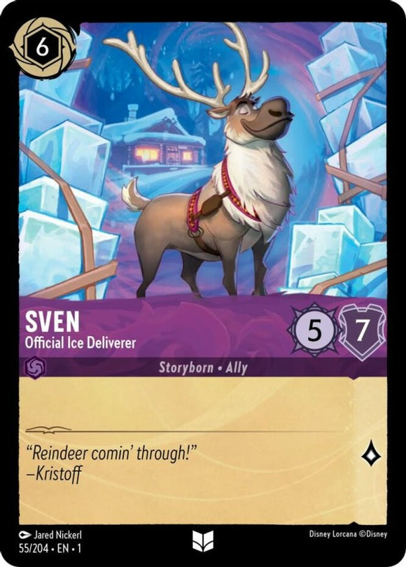 Sven - Official Ice Deliverer - 55/204 - Uncommon - The First Chapter NM
