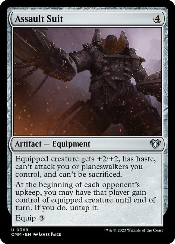 Assault Suit - Commander Masters - English - NM - MTG