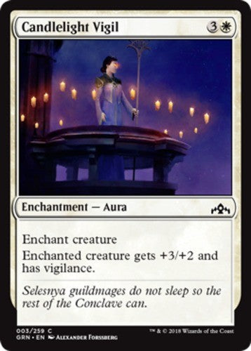 Candlelight Vigil - Guilds of Ravnica - English - NM - MTG