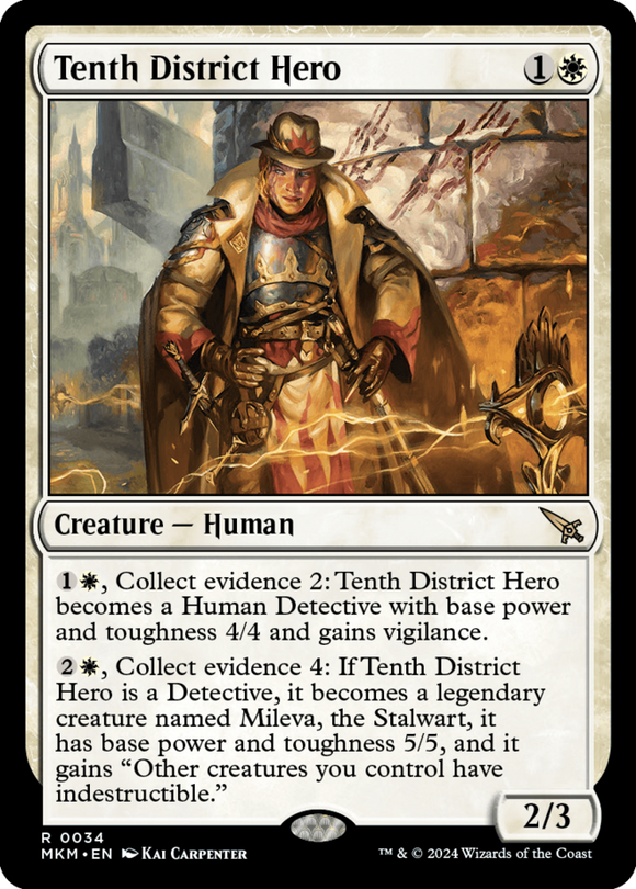 Tenth District Hero - Murders at Karlov Manor - English - NM - MTG