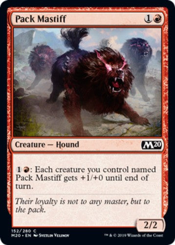 Pack Mastiff - Core Set 2020 (M20) - English - NM - MTG