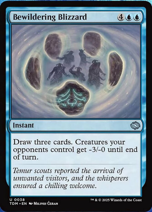 Bewildering Blizzard - Tarkir: Dragonstorm - English - NM - MTG