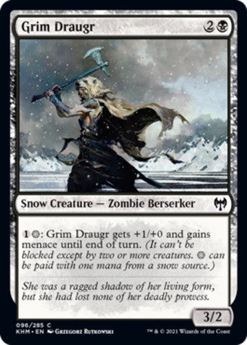 Grim Draugr - Kaldheim - English - NM - MTG