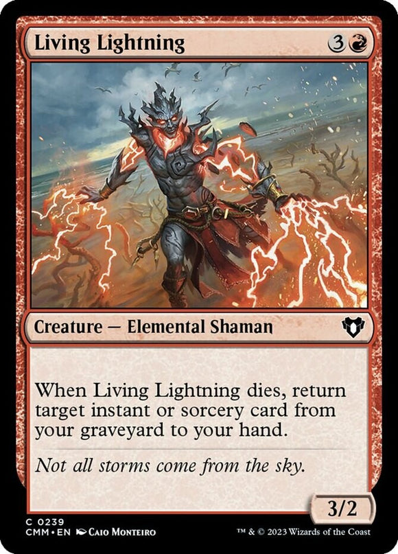 Living Lightning - Commander Masters - English - NM - MTG