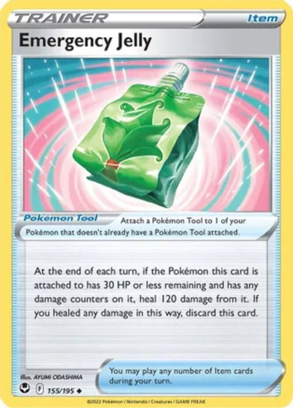 Emergency Jelly - 155/195 - Uncommon - Sword & Shield - Silver Tempest NM - Poke