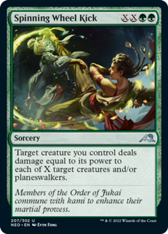 Spinning Wheel Kick - Kamigawa: Neon Dynasty - English - NM - MTG