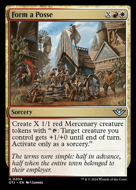 Form a Posse - Outlaws of Thunder Junction - English - NM - MTG