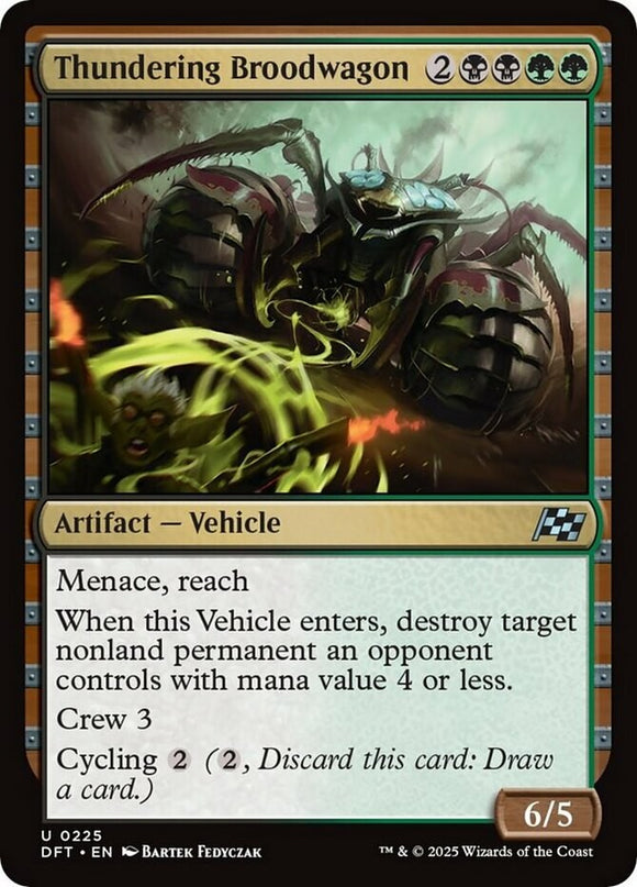 Thundering Broodwagon - Aetherdrift - English - NM - MTG
