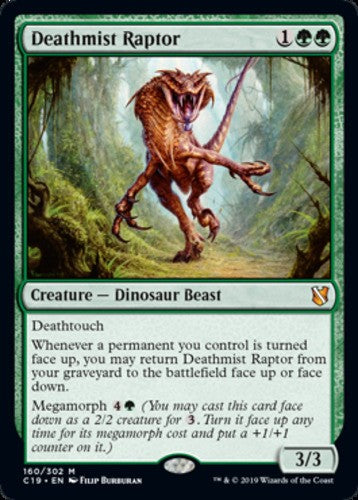 Deathmist Raptor - Commander 2019 - English - NM - MTG
