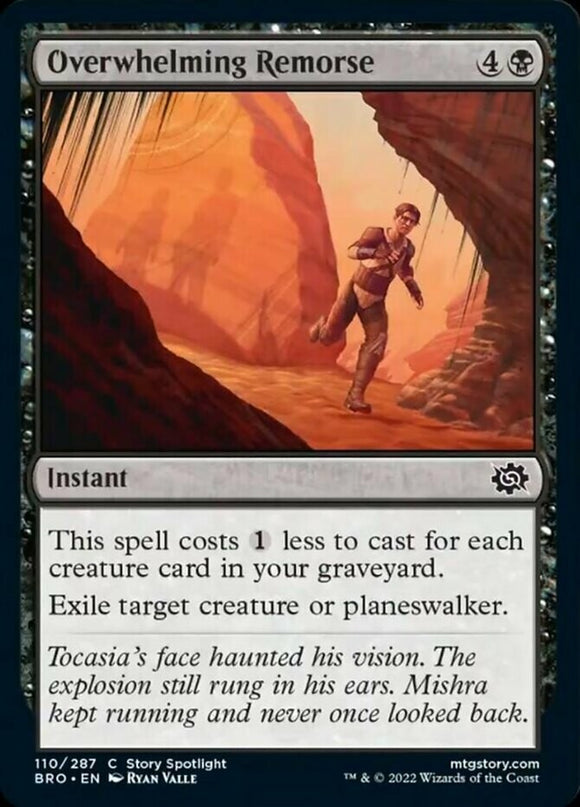 Overwhelming Remorse - The Brothers' War - English - NM - MTG
