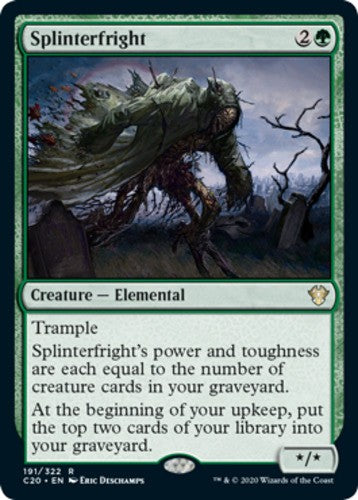 Splinterfright - Commander 2020 - English - NM - MTG