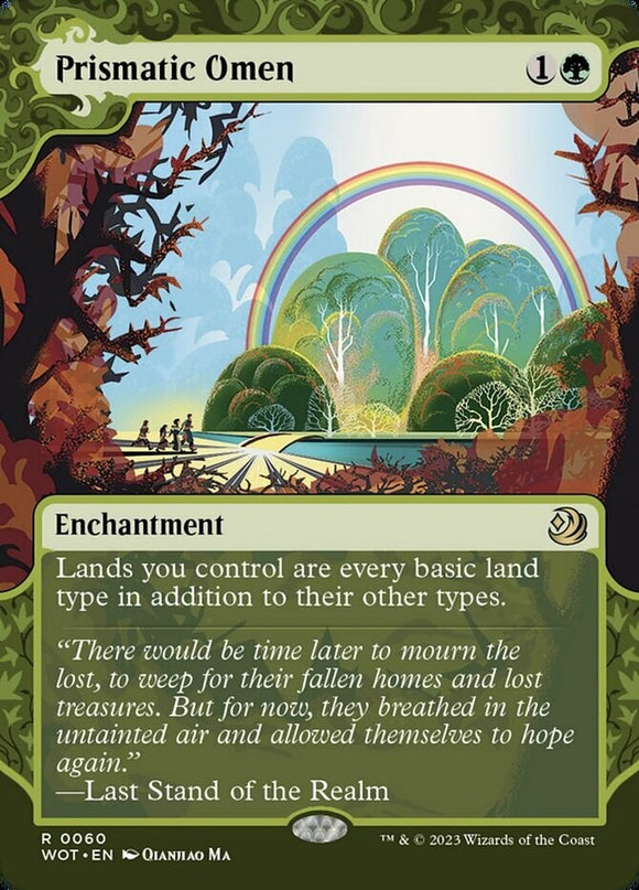 Prismatic Omen - Wilds of Eldraine: Enchanting Tales - English - NM - MTG