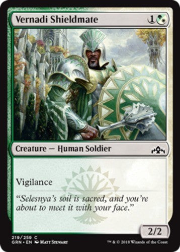 Vernadi Shieldmate - Guilds of Ravnica - English - NM - MTG