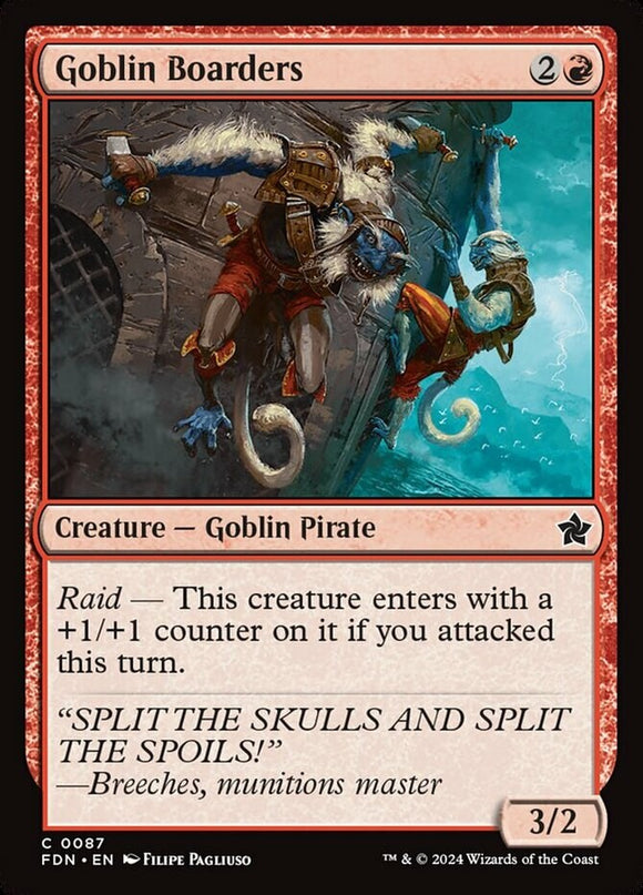 Goblin Boarders - Foundations - English - NM - MTG
