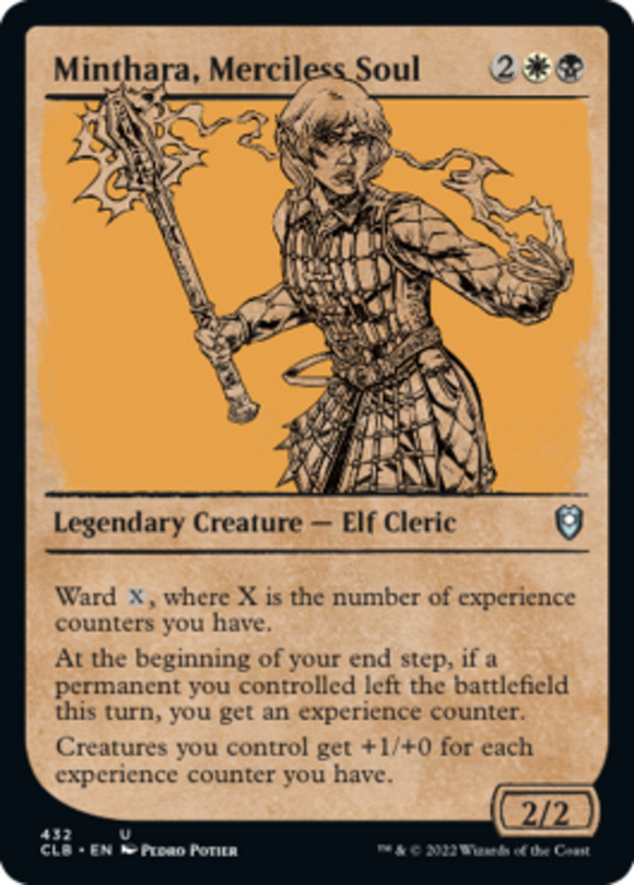 Minthara, Merciless Soul - Showcase - Battle for Baldur's Gate - English - NM -
