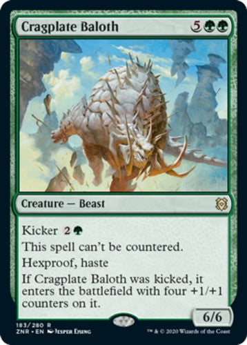 Cragplate Baloth - Zendikar Rising - English - NM - MTG