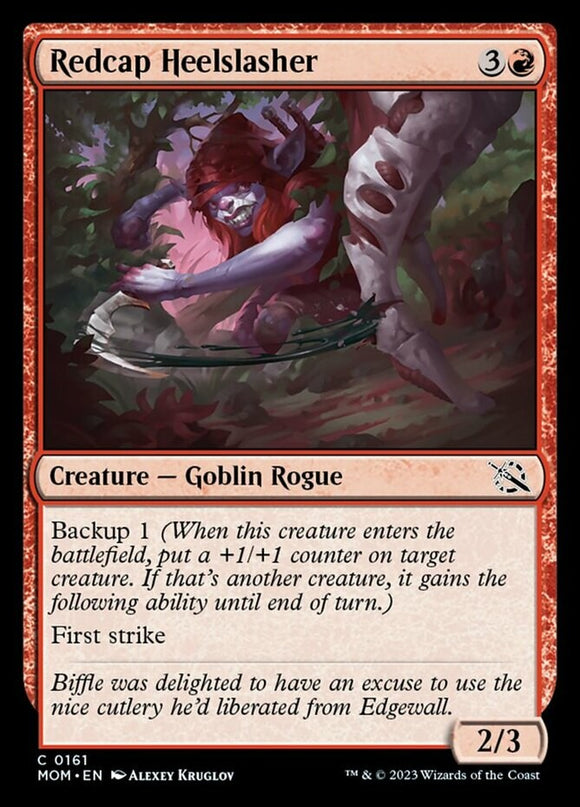 Redcap Heelslasher - March of the Machines - English - NM - MTG