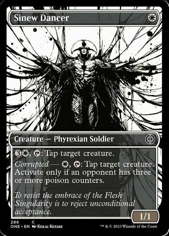Sinew Dancer - Showcase - Phyrexia: All Will Be One - English - NM - MTG