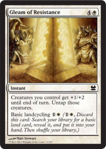 Gleam of Resistance - Modern Masters 2013 - English - NM - MTG