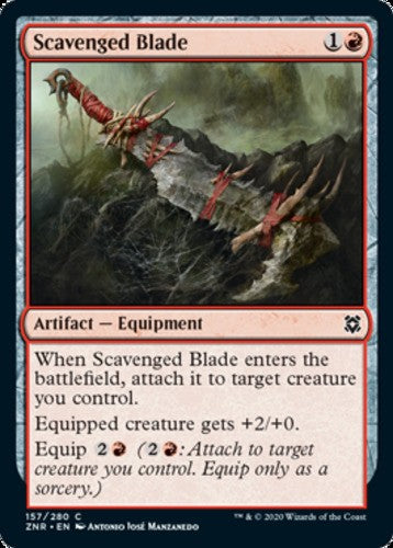 Scavenged Blade - Zendikar Rising - English - NM - MTG