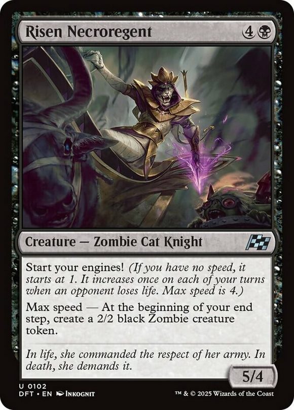 Risen Necroregent - Aetherdrift - English - NM - MTG