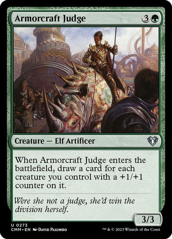 Armorcraft Judge - Commander Masters - English - NM - MTG