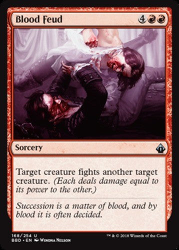 Blood Feud - Battlebond - English - NM - MTG