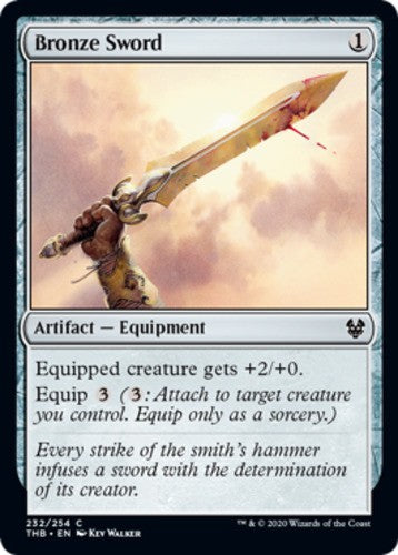Bronze Sword - Theros Beyond Death - English - NM - MTG