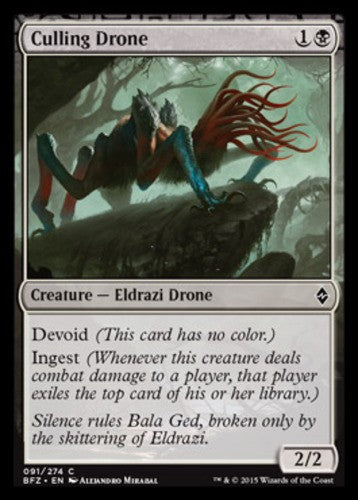 Culling Drone - Battle for Zendikar - English - NM - MTG