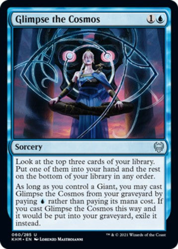 Glimpse the Cosmos - Kaldheim - English - NM - MTG