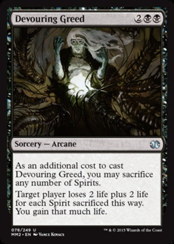 Devouring Greed - Modern Masters 2015 - English - NM - MTG