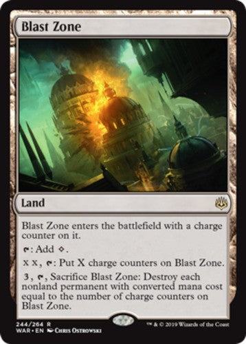 Blast Zone - War Of The Spark - English - NM - MTG