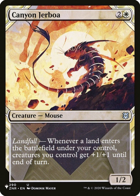 Canyon Jerboa - Showcase - The List - The List - English - NM - MTG
